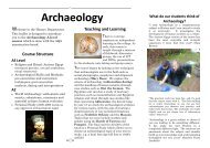 Archaeology - Hills Road Sixth Form College