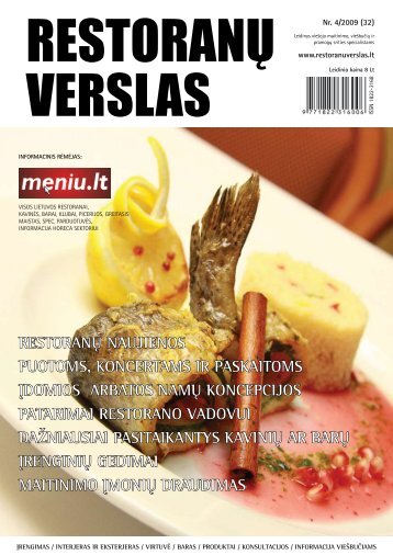 RESToRANÅ² NAUJIENoS pUoToMS ... - RestoranÅ³ verslas