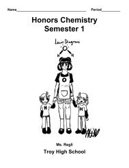 H Chem Semester 1 Notes 2013.pdf - Troy High School