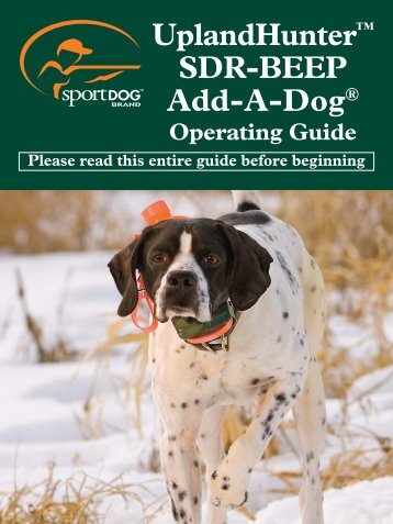 Product Manual - SportDOG