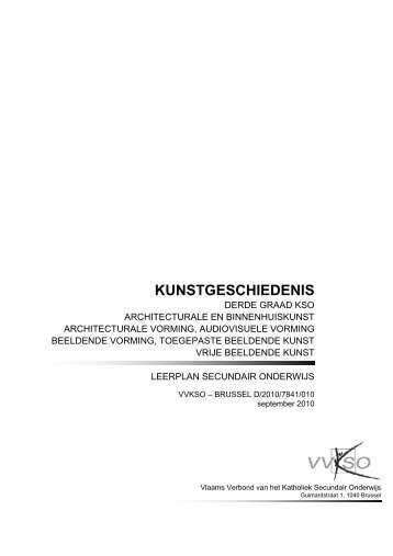 KUNSTGESCHIEDENIS - VVKSO - ICT-coördinatoren