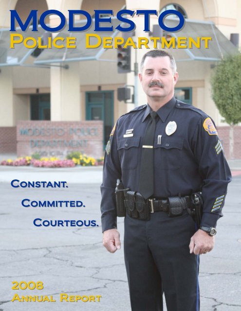 Modesto Police Department Annual Report 2008 City Of Modesto