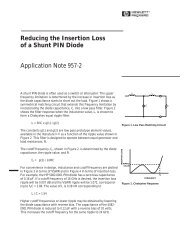 Reducing the Insertion Loss of a Shunt PIN Diode Application Note ...