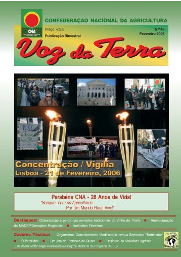 Voz da Terra, Fevereiro de 2006 - CNA