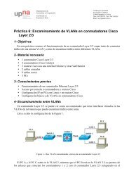 Encaminamiento de VLANs en conmutadores Cisco Layer 2/3