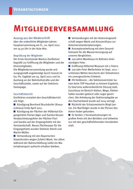 Ausbildung - Alpenverein Garmisch-Partenkirchen