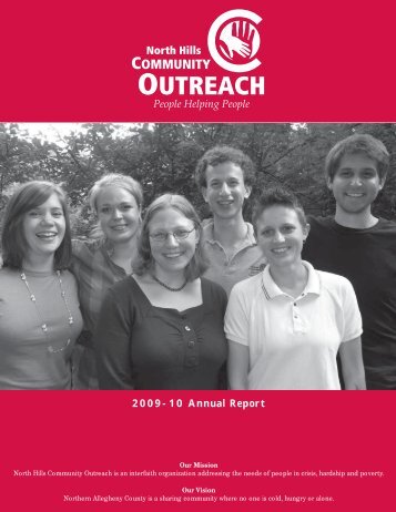 2009-10 Annual Report - North Hills Community Outreach