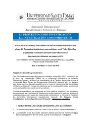 Seminario Internacional Arquitectonics Network en AmÃ©rica EL ...