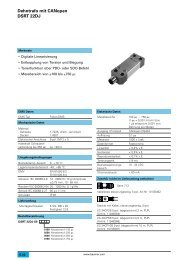 Dehntrafo mit CANopen DSRT 22DJ