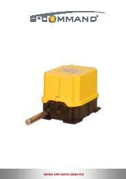 ROTARY LIMIT SWITCH SERIES FCN - B-COMMAND