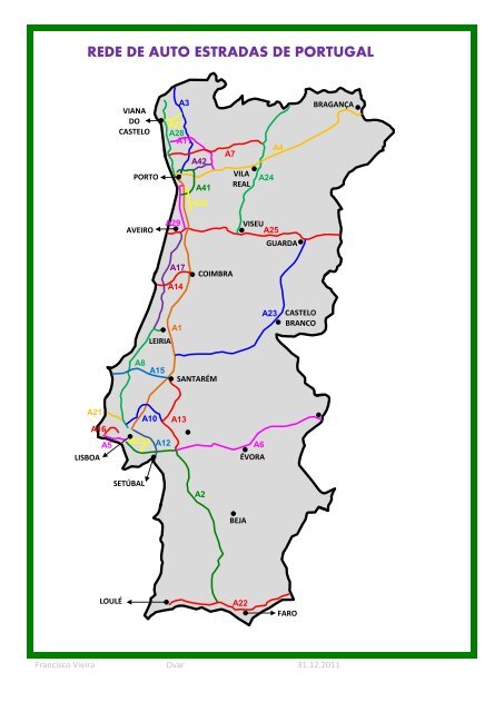 REDE DE AUTO ESTRADAS DE PORTUGAL - Portugal Convida