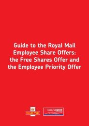 the Free Shares Offer - myroyalmail