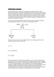 Voltmeter design