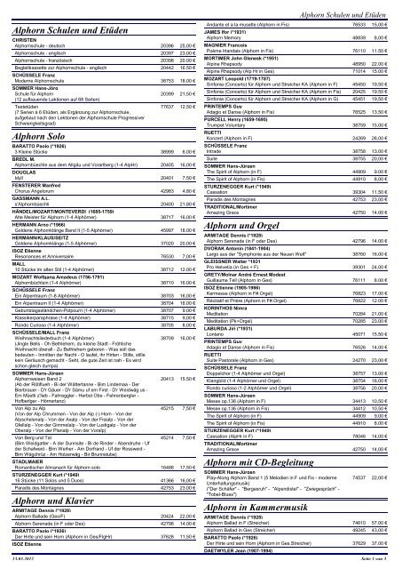 Trompeten CDs - Spaeth-Schmid Blechbläsernoten