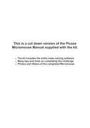 Picaxe Micromouse Kit