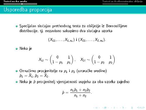 VjeÂºbe - Statistika Praktikum StatistiÂ£ki testovi (1)