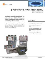 Series 3000 MTU Technical Specifications - Aclara