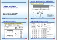 4. ÃBUNG MASSIVBAU I Beispiel: Biegebemessung Plattenbalken ...