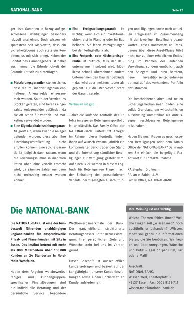 Wissen.med Newsletter - MDC