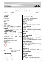 Refrigerant R134a - Linde Gas