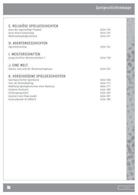 Spielgeschichtenmappe - KJS Diözese Linz