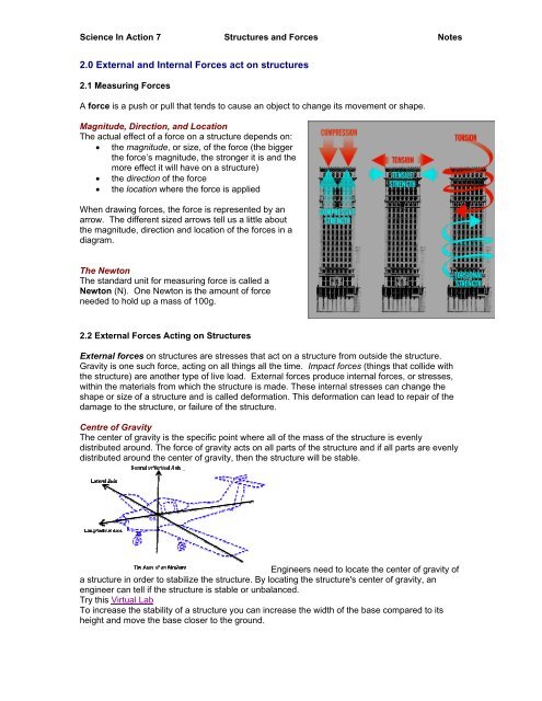 2.0 External And Internal Forces Act On Structures - Ed Quest