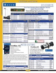 SCS SIDEKICK METER SYSTEMS - Sprayer Specialties, Inc.