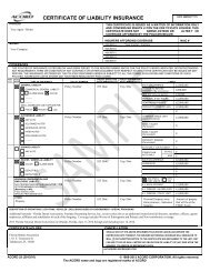 See the SAMPLE certificate of insurance - Florida National Dental ...