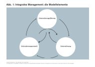 Abb. 1: Integrales Management: die Modellelemente - BWL-Online