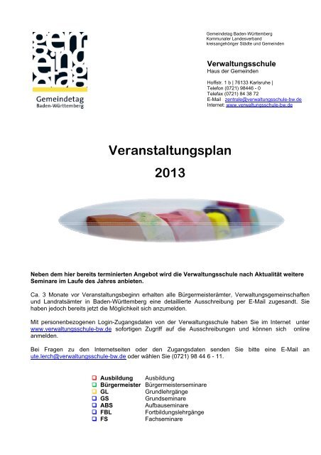 Anmeldung - Verwaltungsschule des Gemeindetags Baden ...