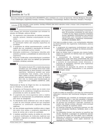 2Âº Vestibular de 2011 - Universidade Estadual do Centro-Oeste