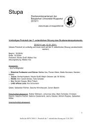 Protokoll der 7. ordentlichen Sitzung 10/11 (12.01 - StuPa der BU ...