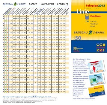 Elzach – Waldkirch – Freiburg - Breisgau S-Bahn