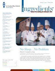 No Sleep…No Problem - Le Cordon Bleu