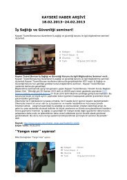 2. Hafta - Kayham - Erciyes Ãœniversitesi