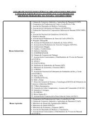 Participacion De Sectores - Ministerio de Comercio e Industrias