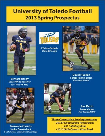 2013 Toledo Spring Football Prospectus - University of Toledo ...