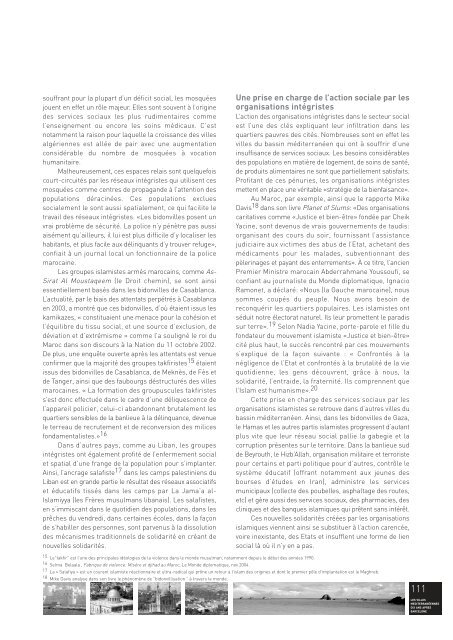 seconde partie du rapport - Institut de la MÃ©diterranÃ©e