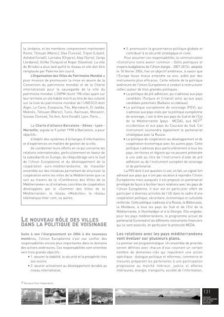 seconde partie du rapport - Institut de la MÃ©diterranÃ©e