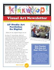 Visual Art Newsletter - Kirkwood School District