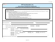 sub-contractor pre-qualification questionnaire for ... - STV Group, Inc.