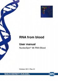 RNA from blood - Macherey Nagel