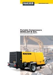 Portable Compressors MOBILAIR M 200 - Kaeser Kompressoren