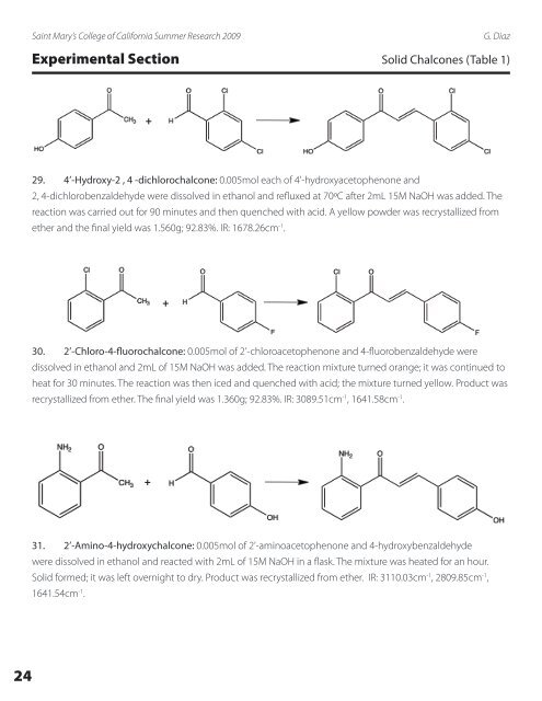 Synthesis of Tyrosinase Inhibitors: Designing Chalcones