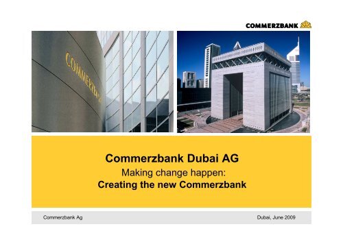 Commerzbank Dubai Ag