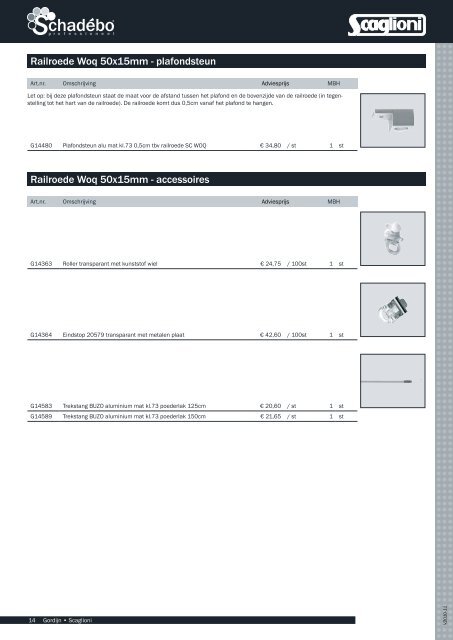 Catalogus (met prijzen adviesverkoop incl. 19% btw) - Schadebo