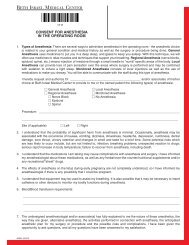 Anesthesia Consent Form