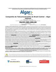 Algar Telecom - Prospecto Definitivo - ItaÃº BBA