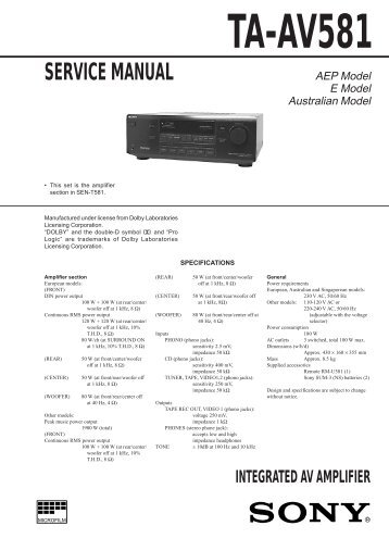 TA-AV581 - Page de test