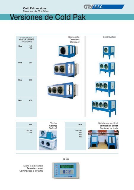 equipos frigorÃ­ficos compactos compact refrigeration ... - Klima-Therm
